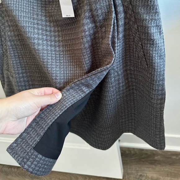 Banana Republic Skirt size 2 (made bigger) black & grey - Picture 4 of 4